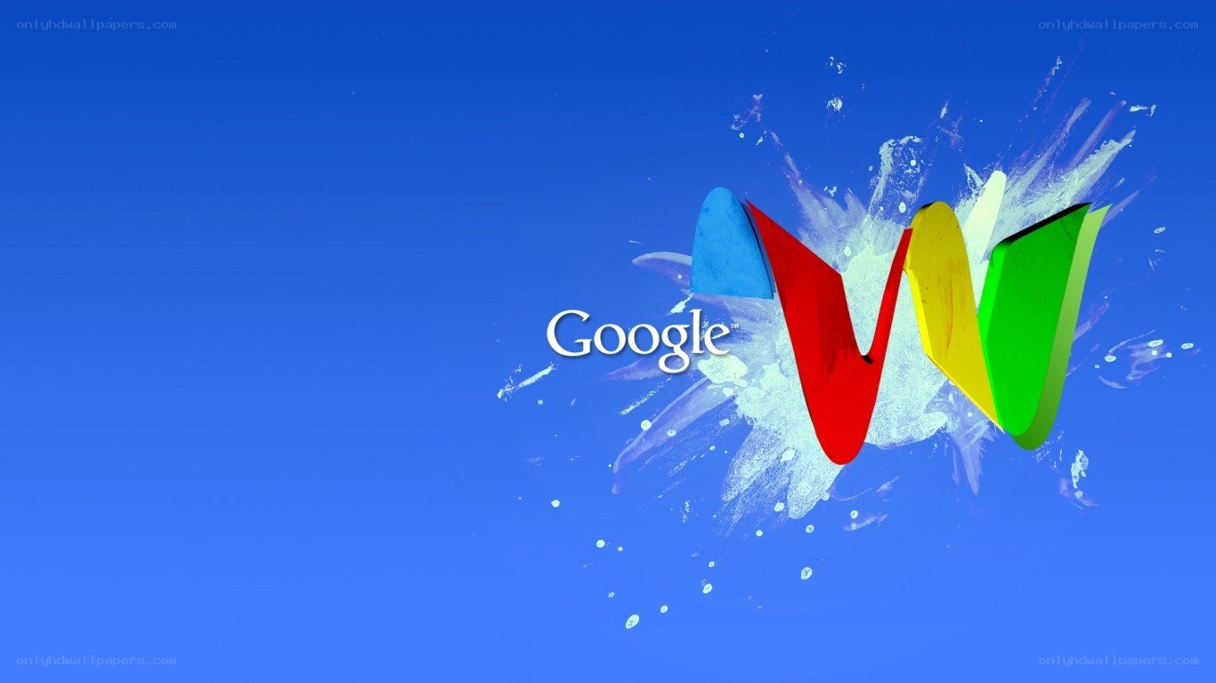 Google logo splash art