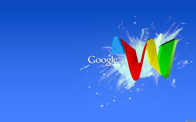 Google logo splash art