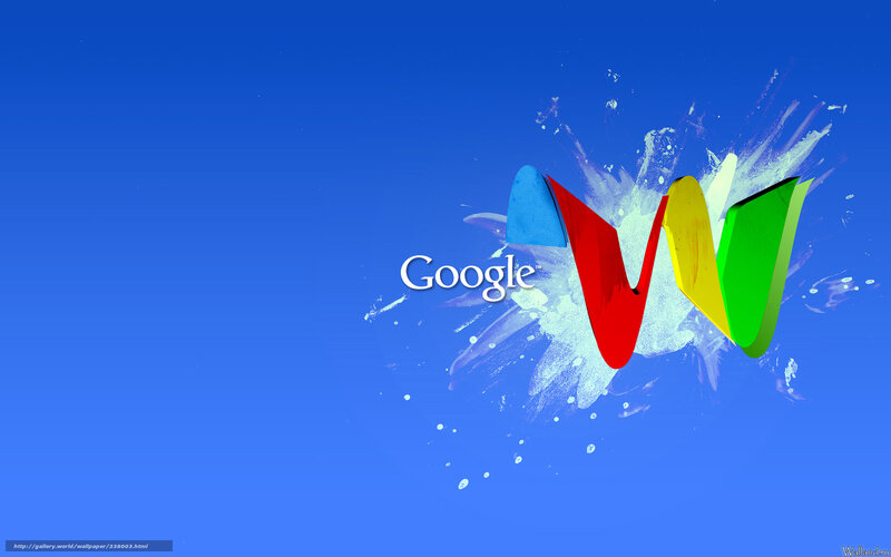Google Logo Splash — Blue, Dynamic