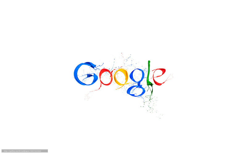 Google Logo Splash — Blue, Playful
