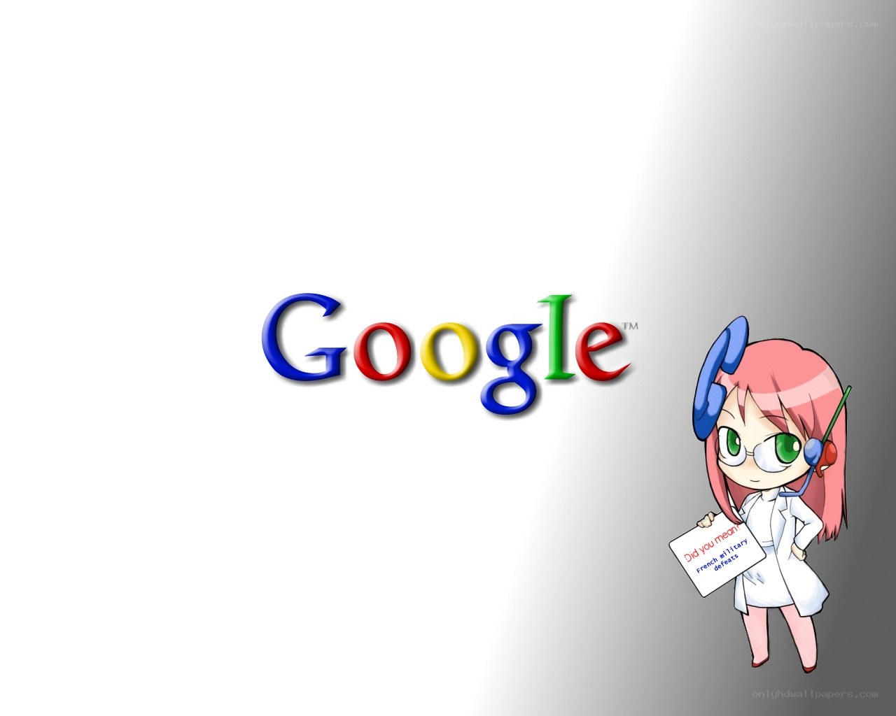 Google logo with anime character