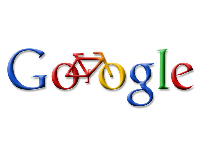 Google logo with bicycle doodle