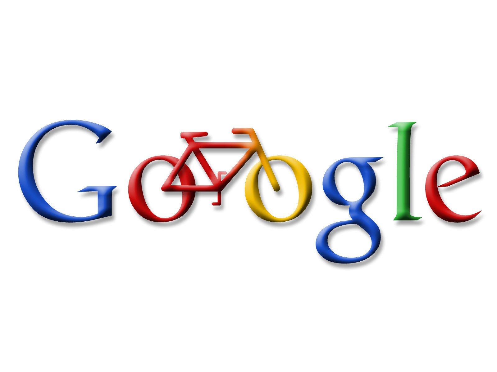 Google logo with bicycle doodle