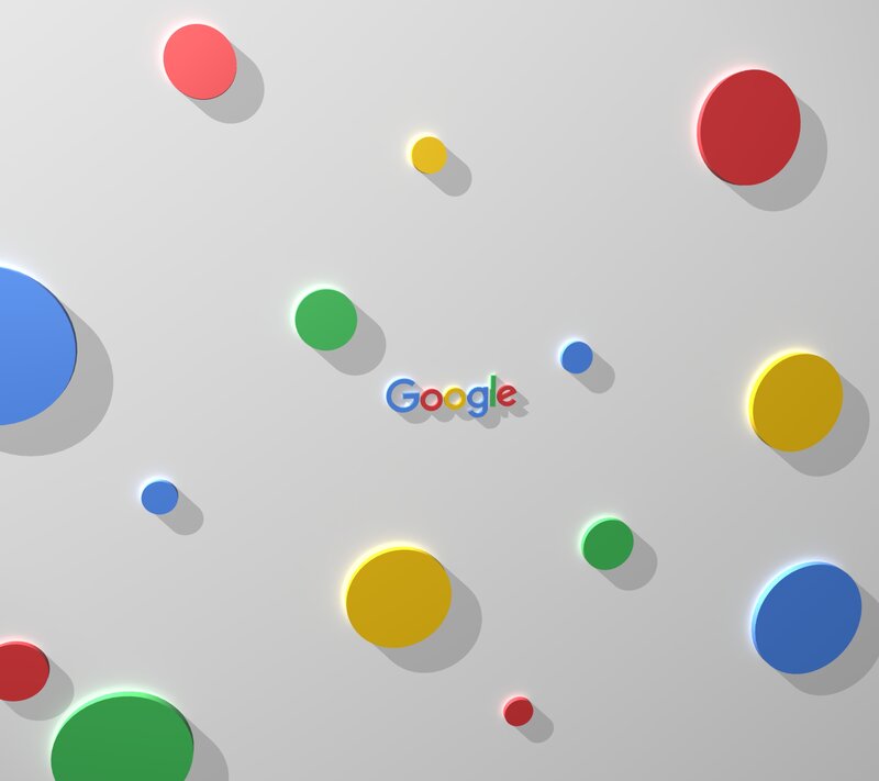 Google Logo with Circles