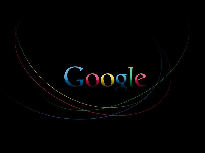 Google Logo with Lines