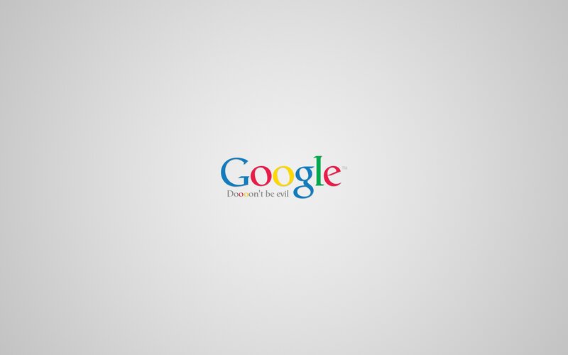 Google logo with slogan