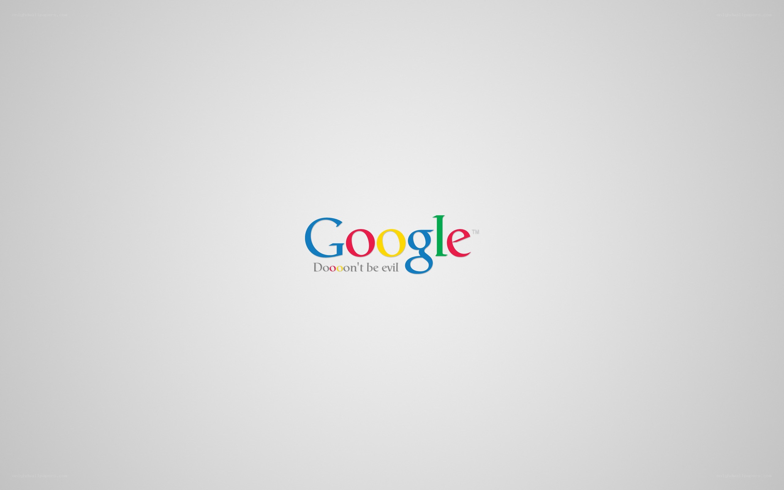 Google logo with slogan