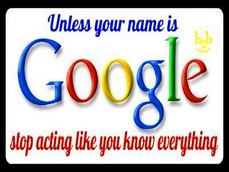Google Logo with Text
