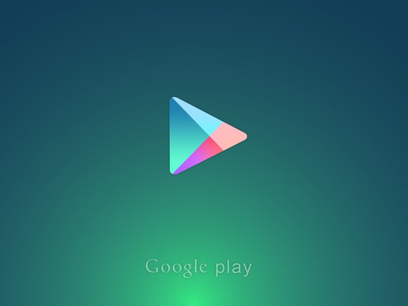Google Play Logo — Green