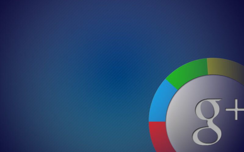 Google Plus Logo — Blue