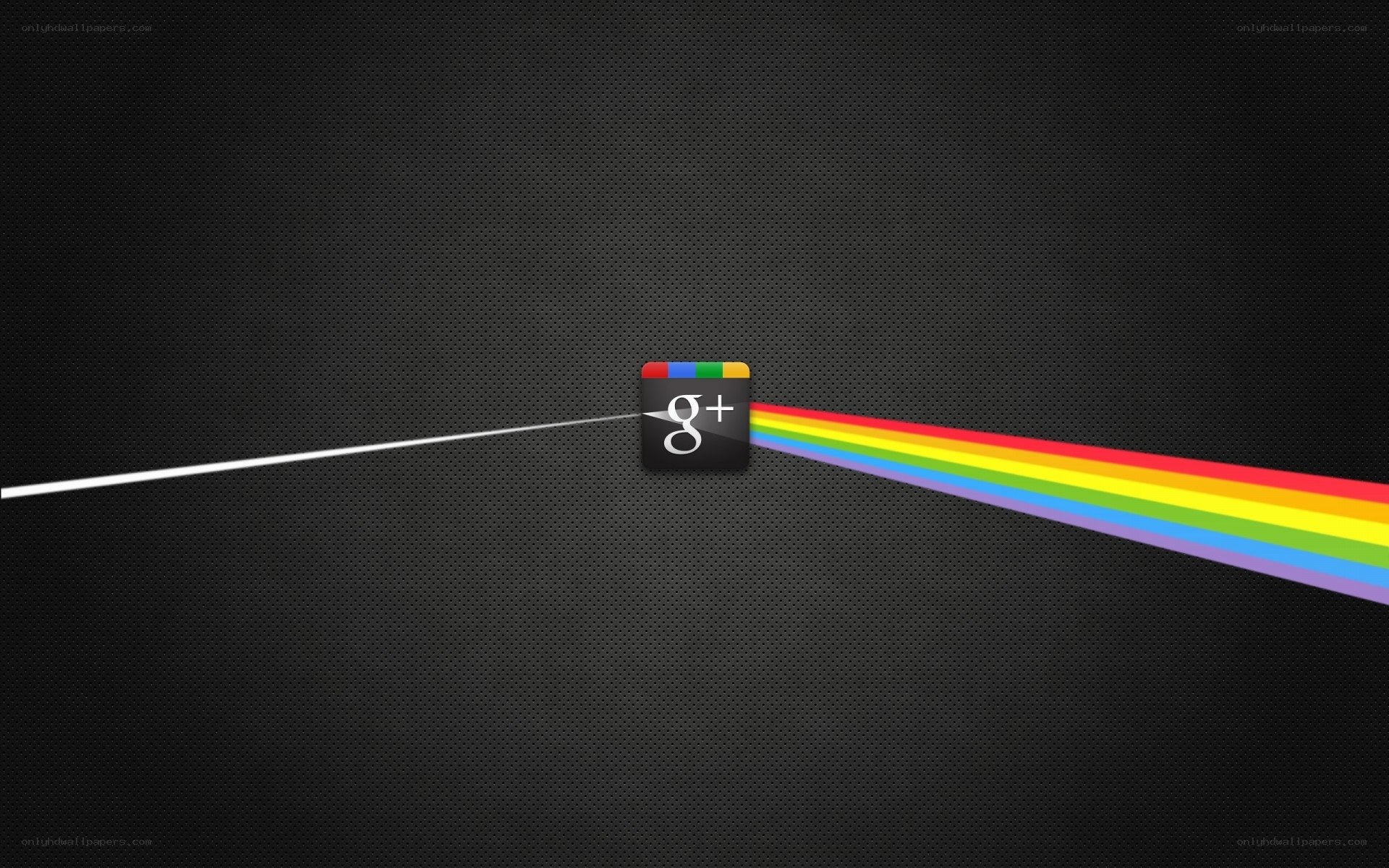 Google Plus prism effect