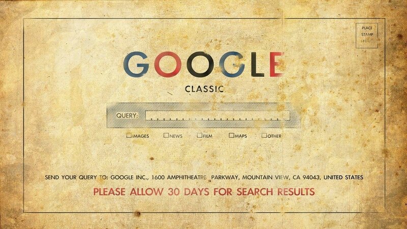 Google Search Interface — Brown