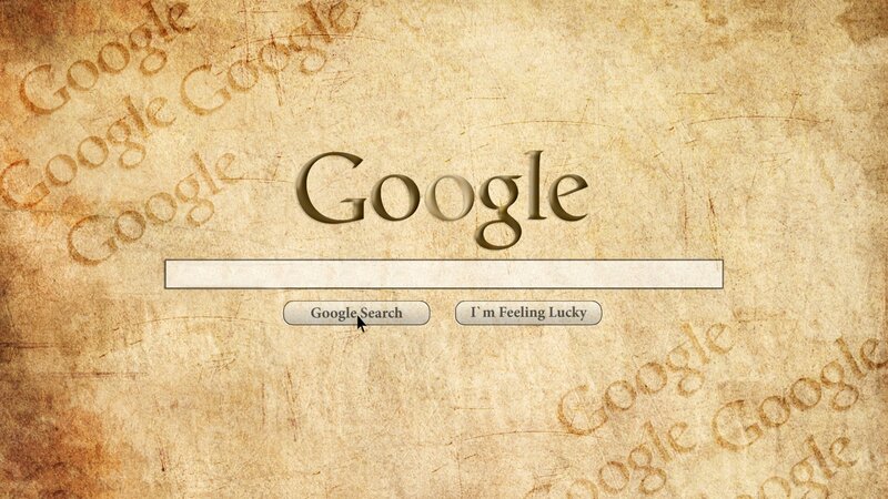 Google Search Page — Brown, Neutral