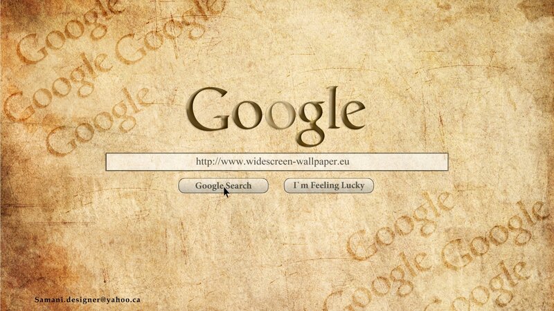 Google Search Page — Brown