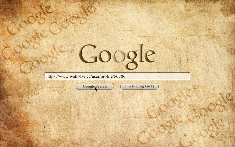 Google search page with URL
