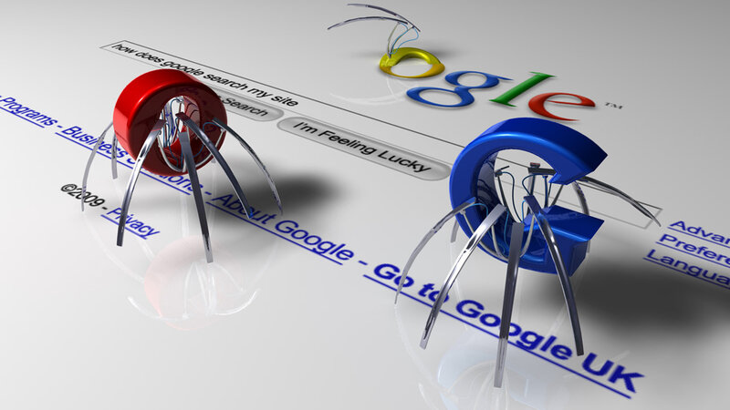 Google Search Spiders — White