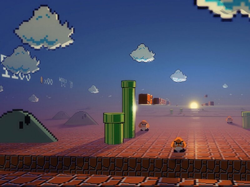 Goomba Enemies in Desert