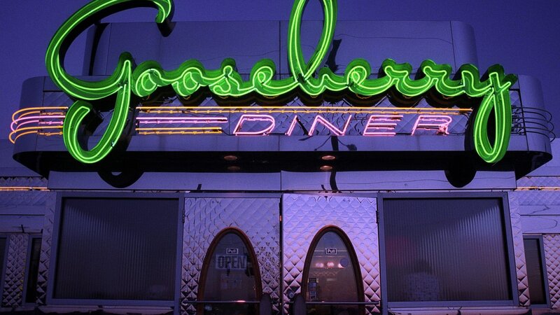 Gooseberry Diner neon sign
