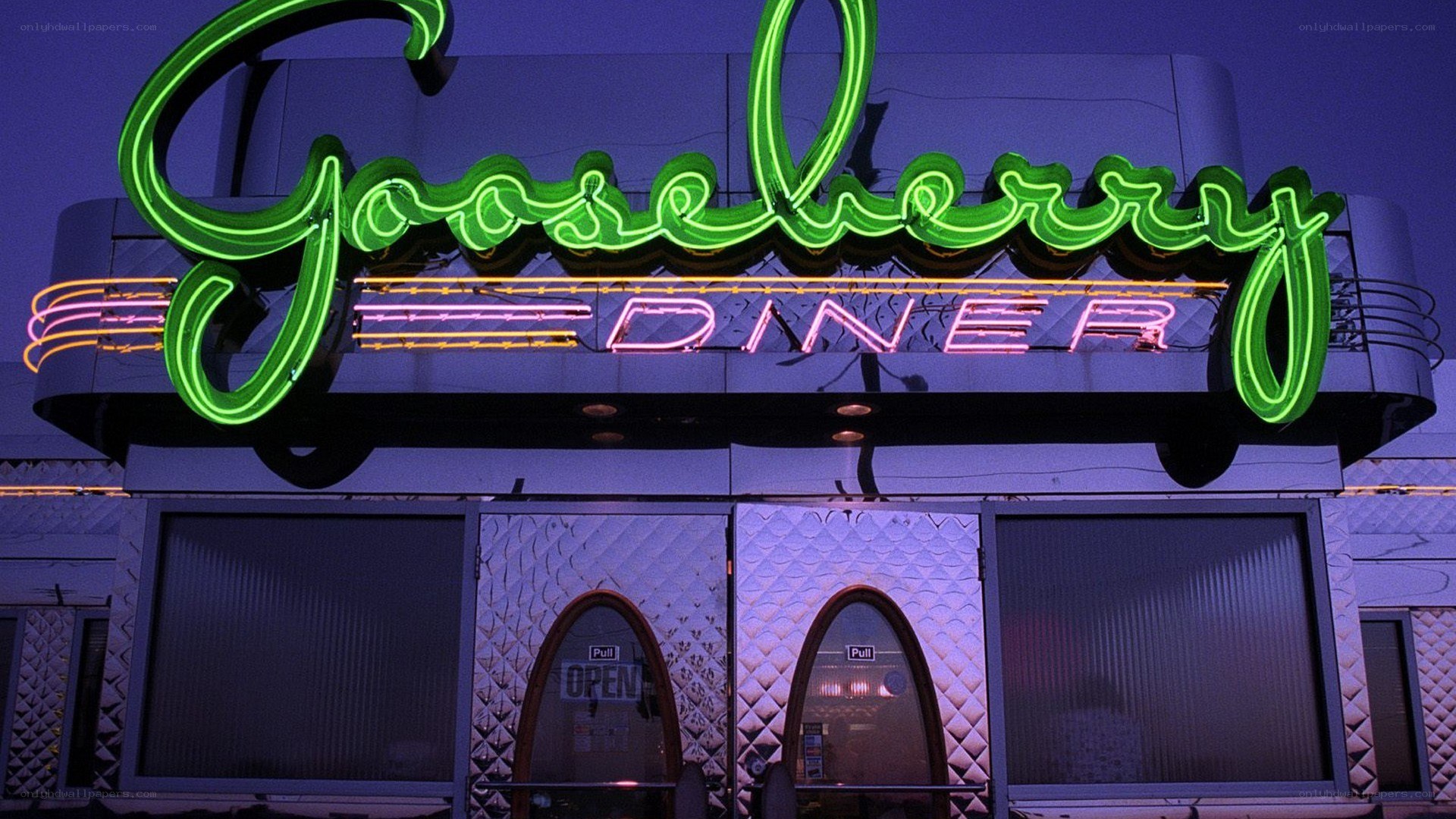 Gooseberry Diner neon sign