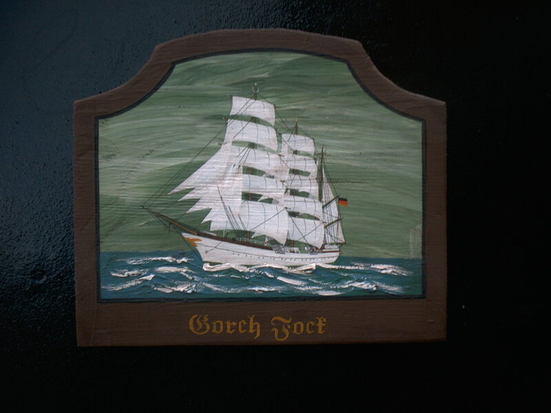 Gorch Fock ship plaque