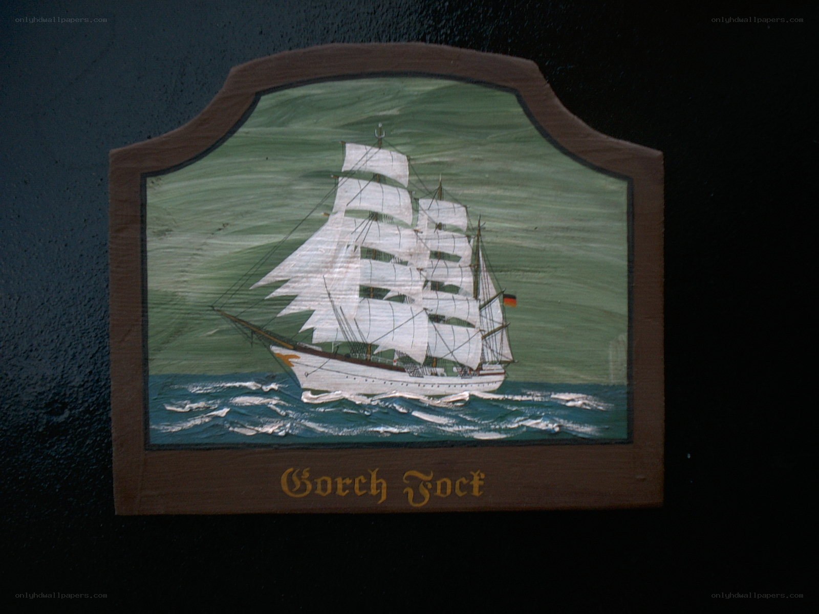 Gorch Fock ship plaque