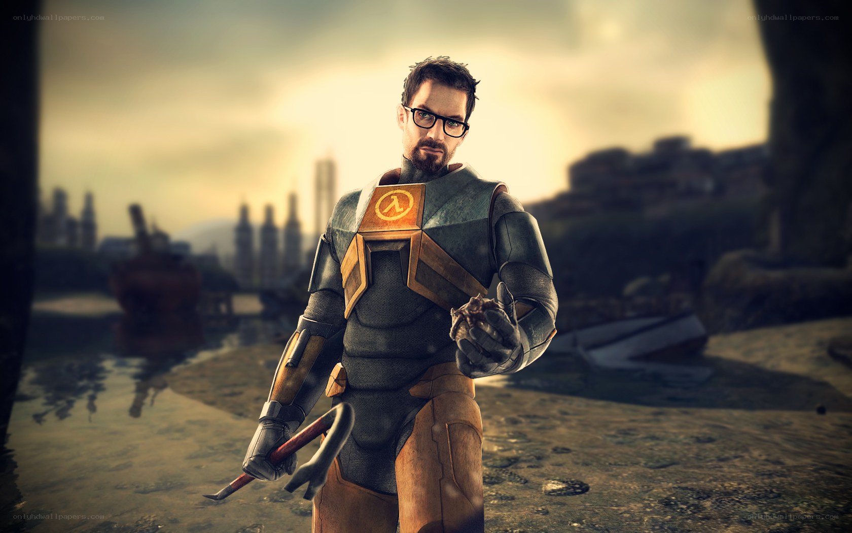 Gordon Freeman in a post-apocalyptic world