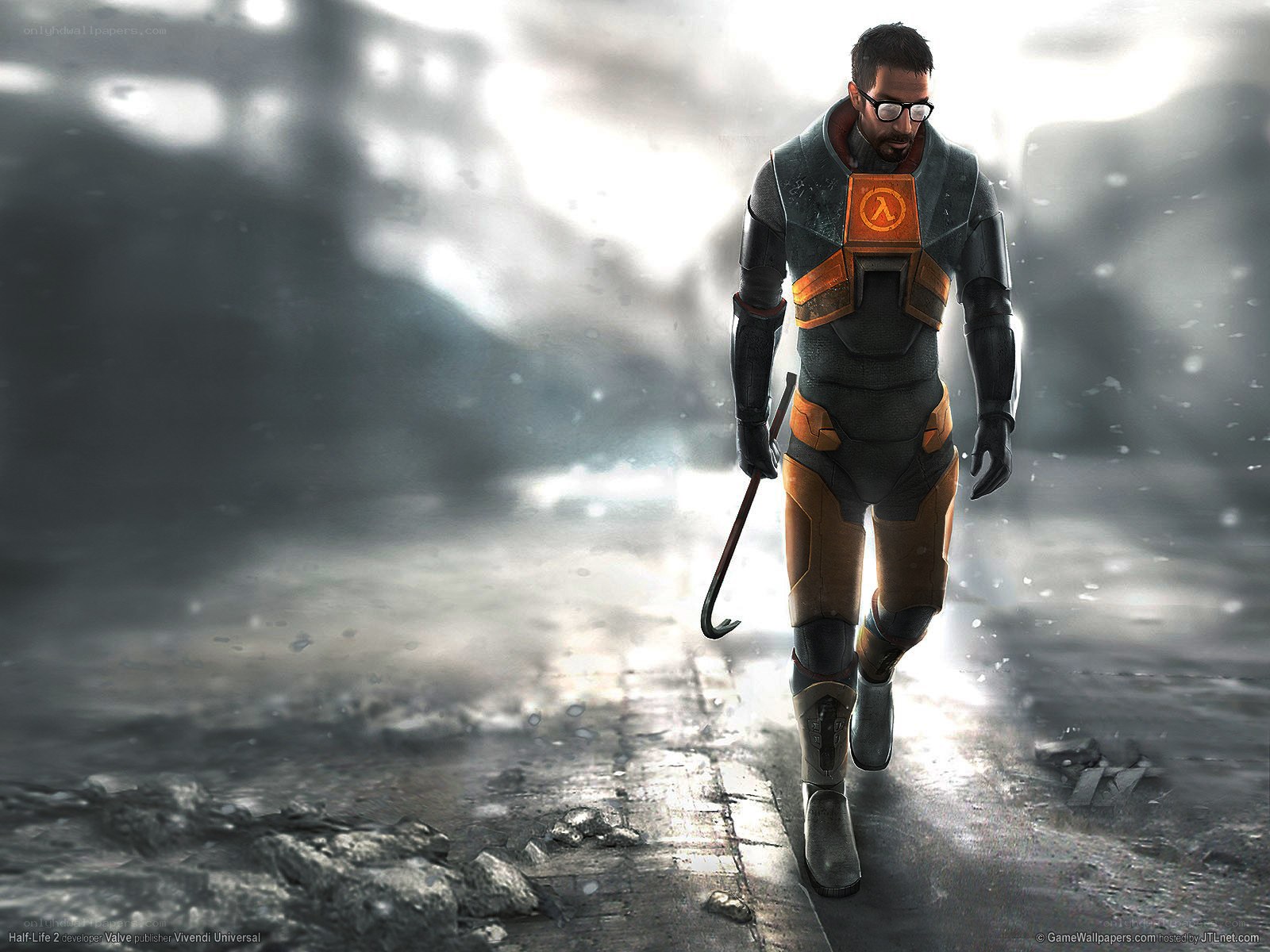 Gordon Freeman in a post-apocalyptic world