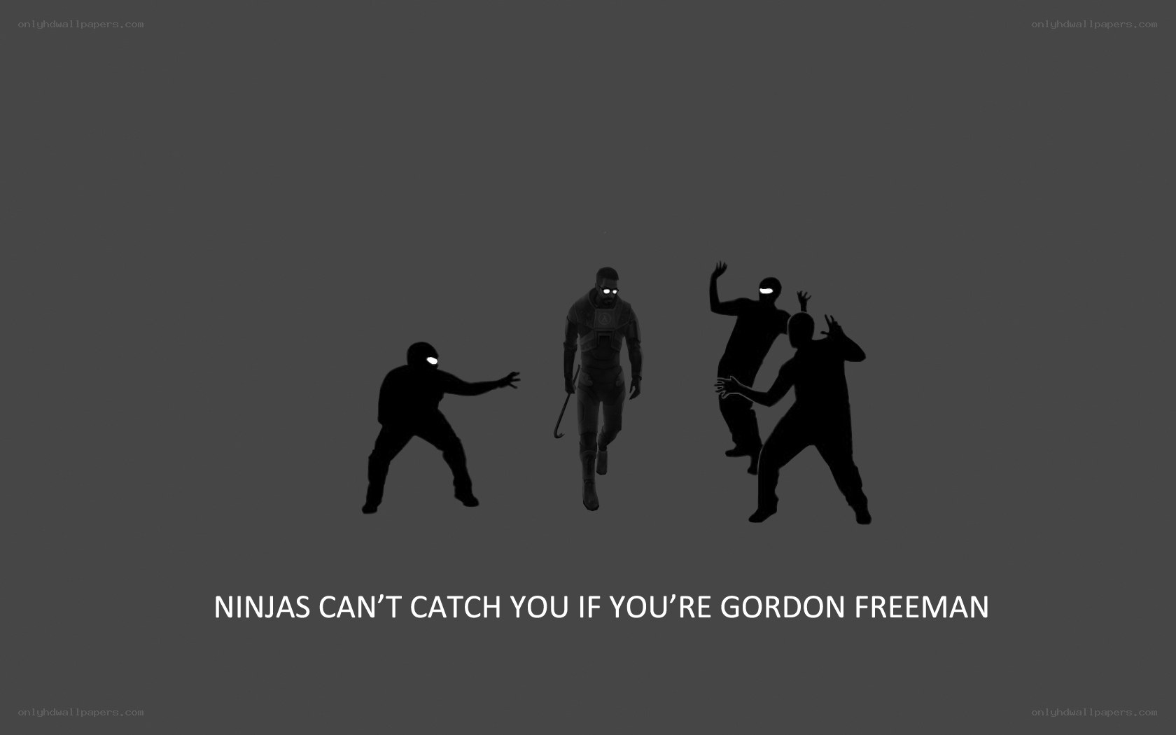 Gordon Freeman vs Ninjas