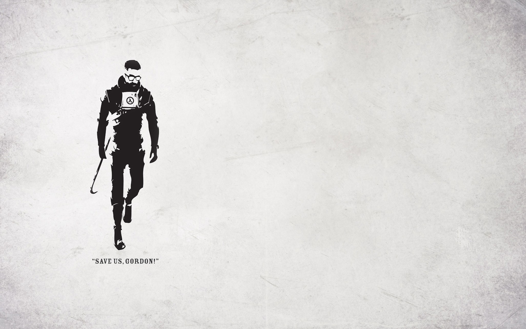 Gordon Freeman walking