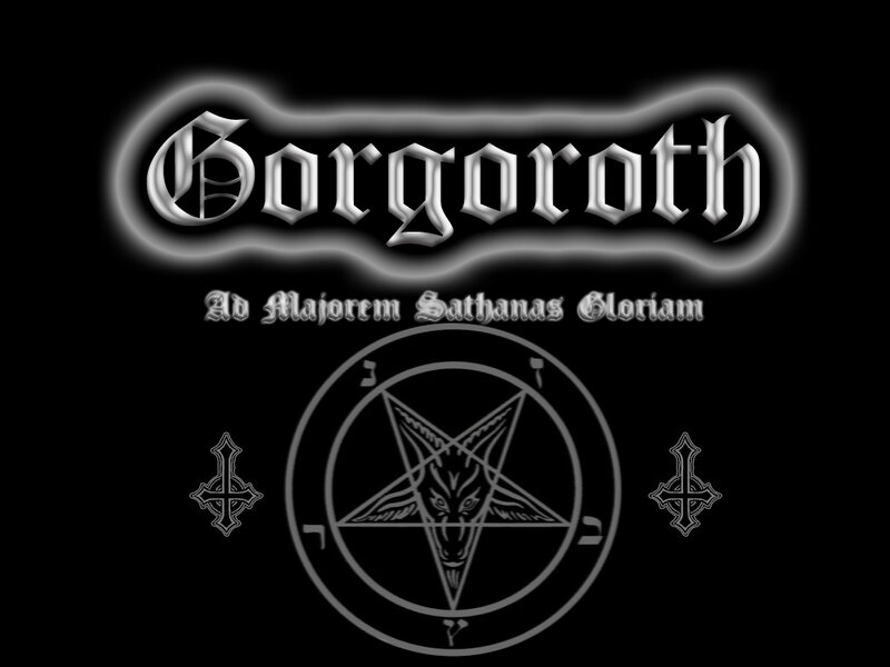 Gorgoroth Band Logo — Black