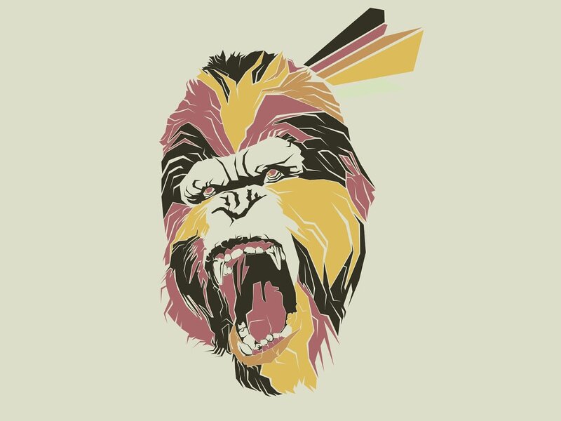 Gorilla Head