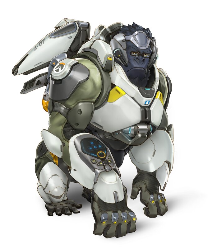 Gorilla in Armor — White