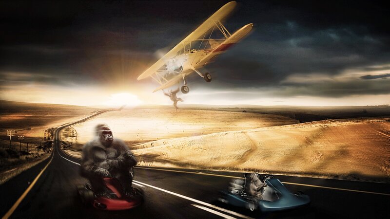 Gorilla in Go-kart