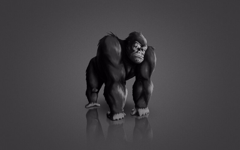 Gorilla Standing
