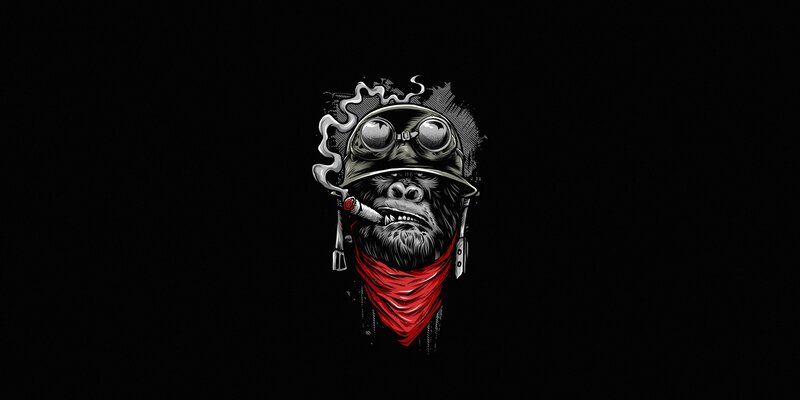Gorilla with Goggles