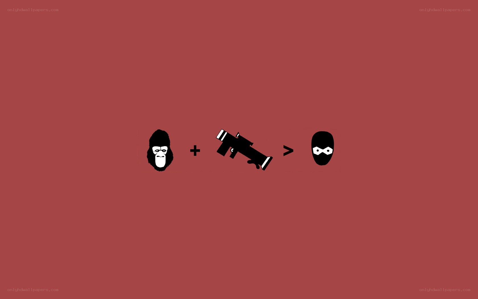 gorilla with weapon transforms to ninja