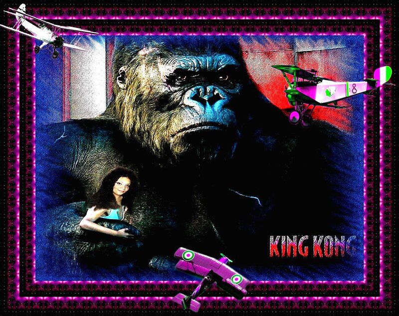 Gorilla with Woman