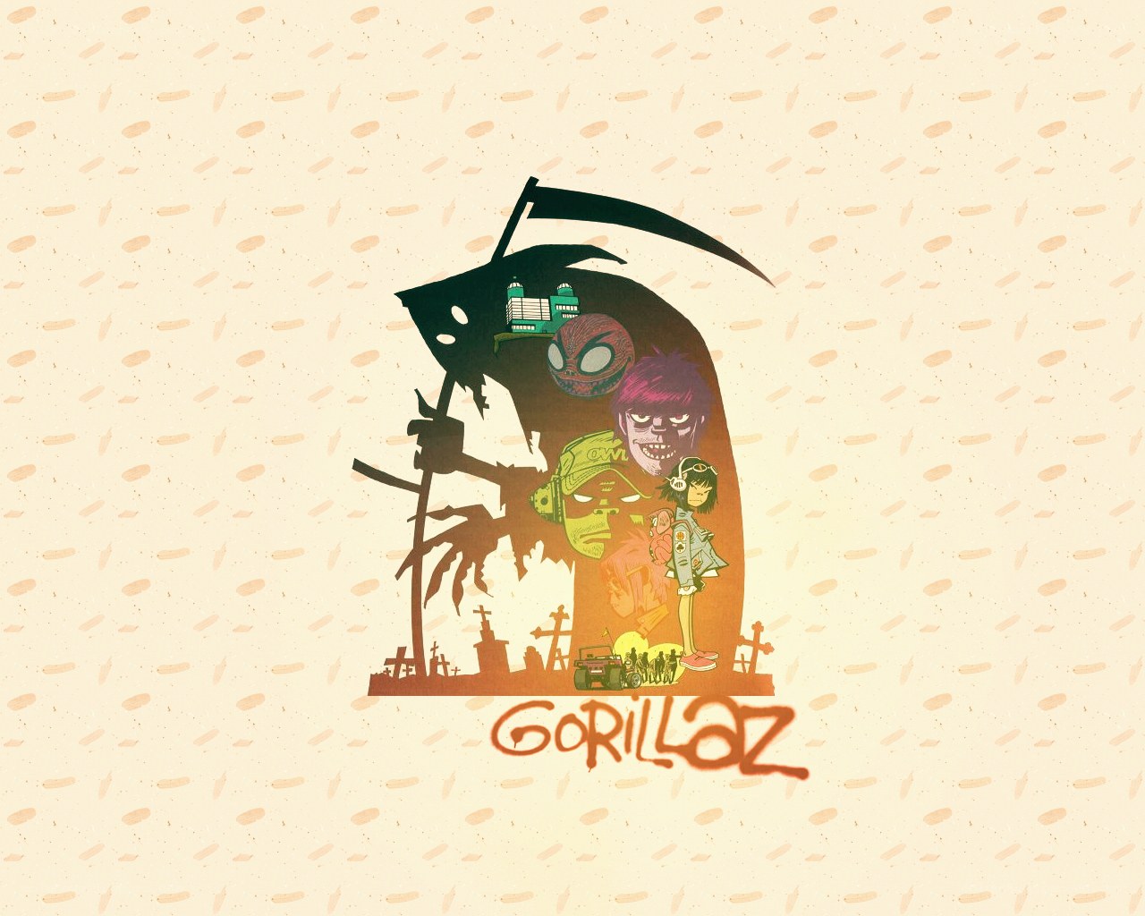 Gorillaz band art