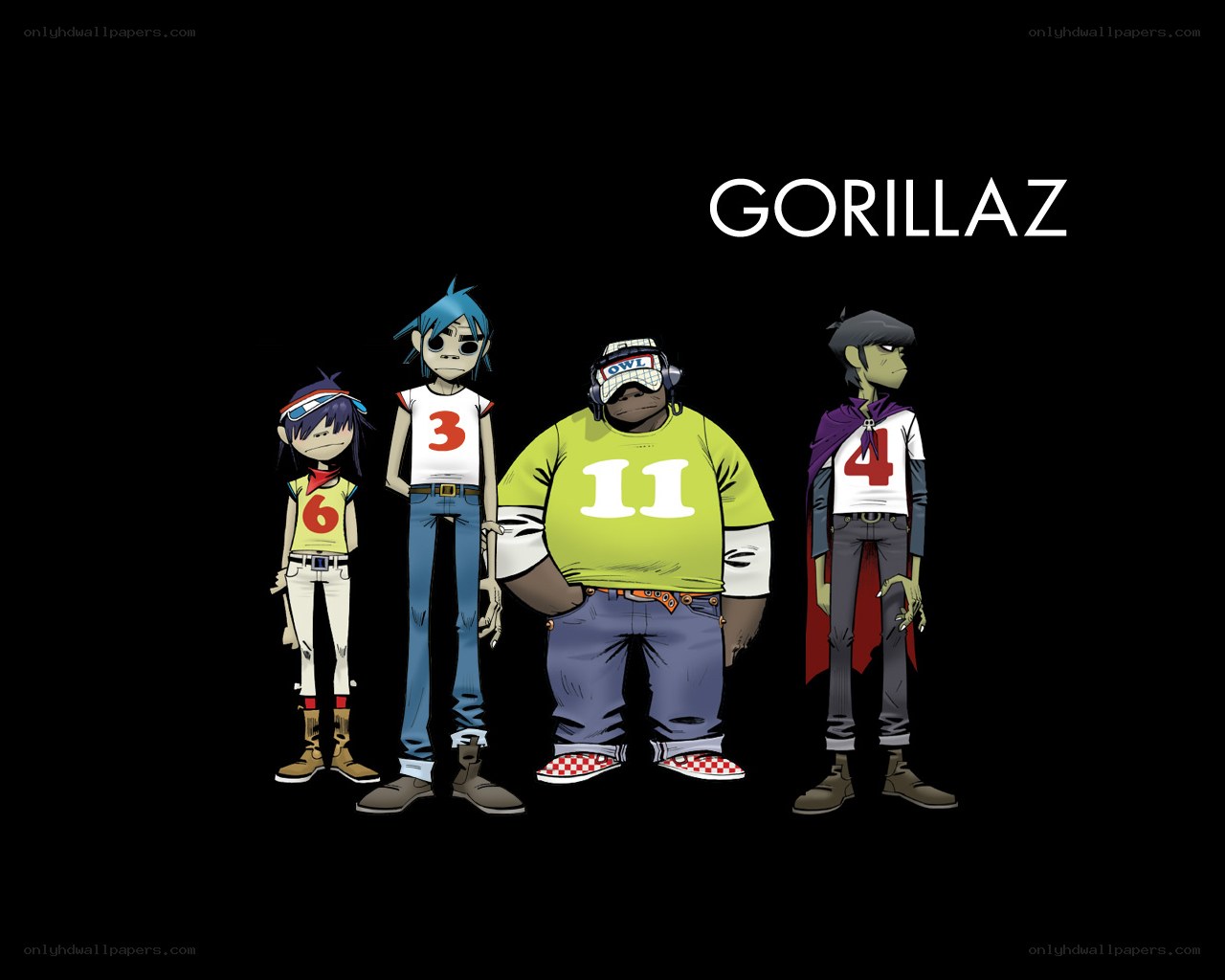 Gorillaz band characters