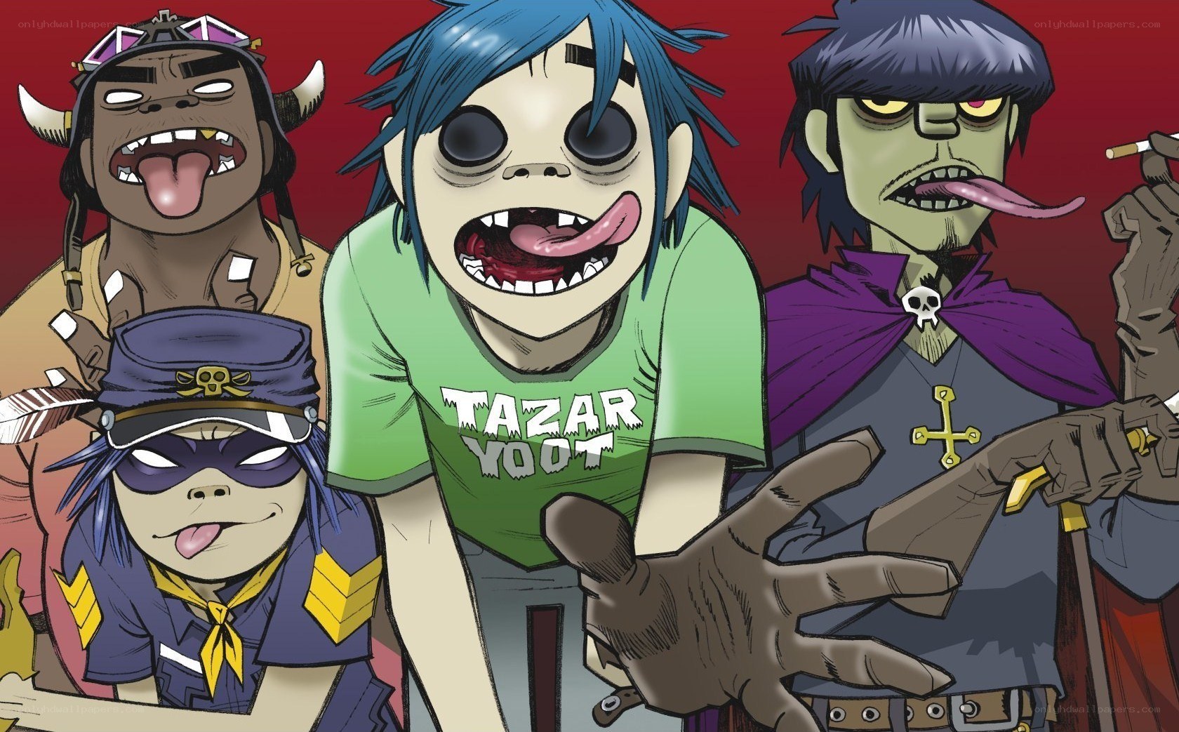 Gorillaz band characters