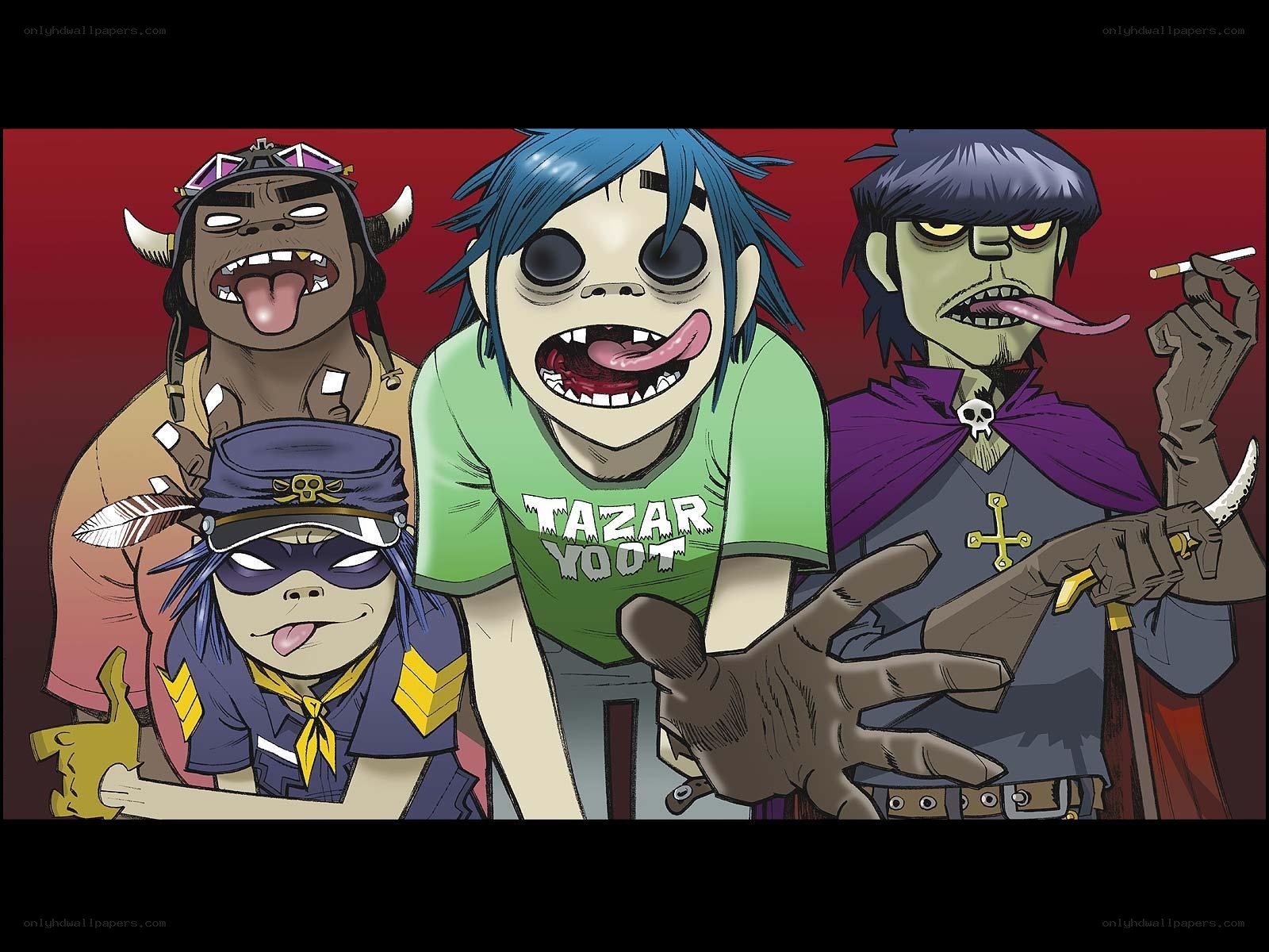 Gorillaz band characters