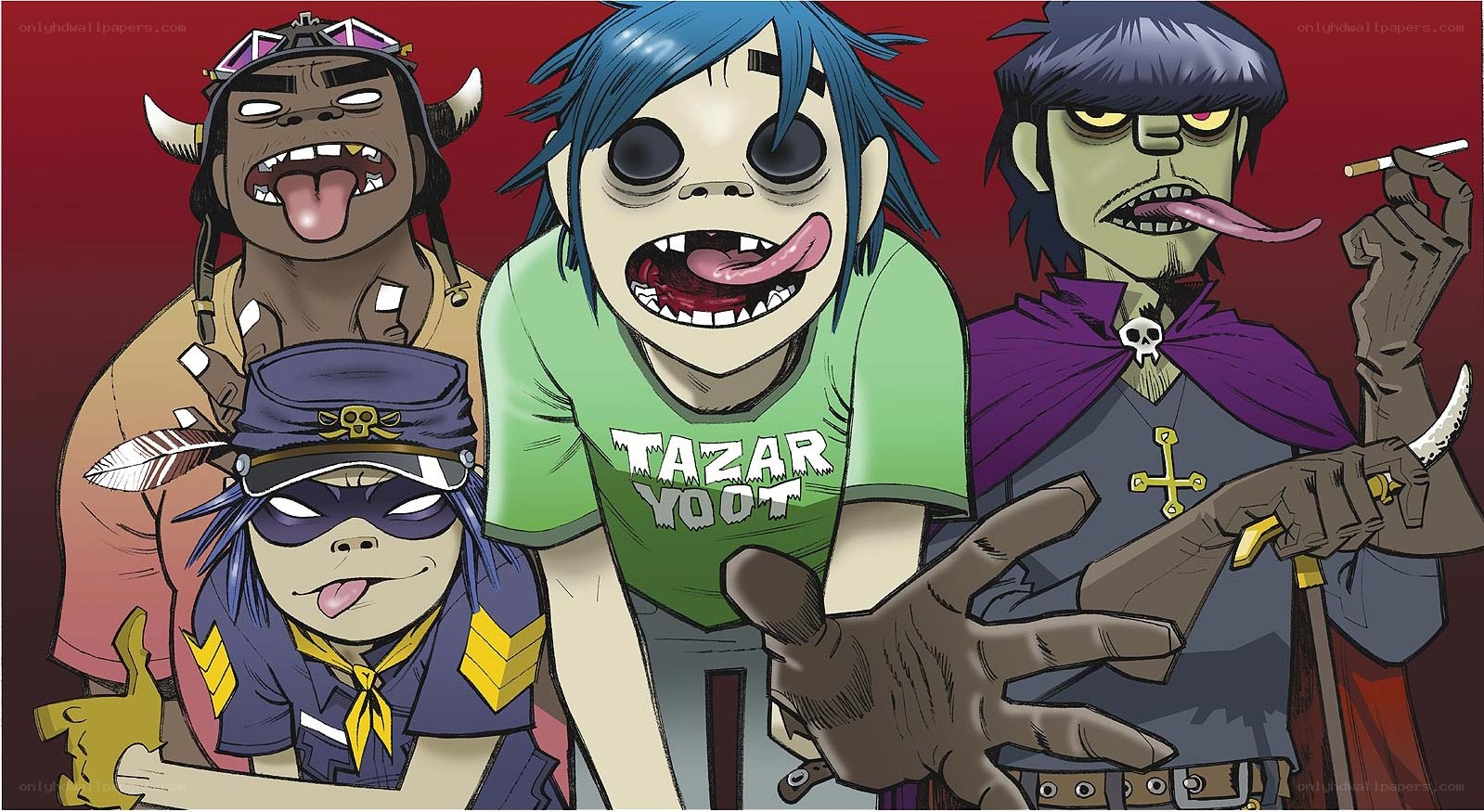 Gorillaz band characters