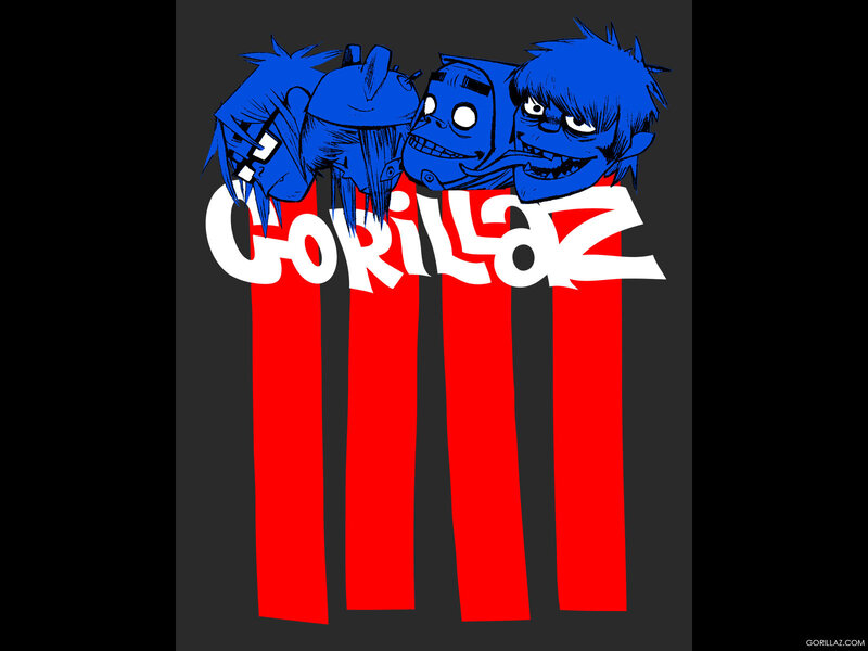 Gorillaz band logo art