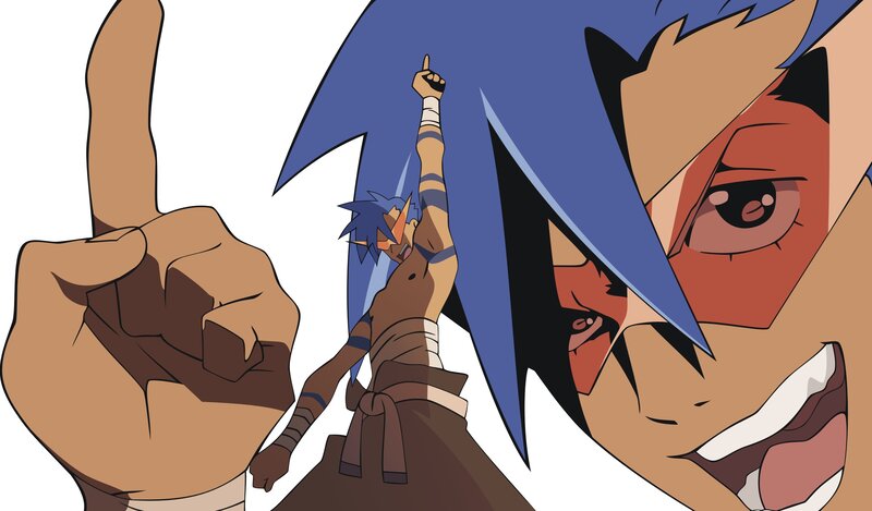Gorillaz character close-up
