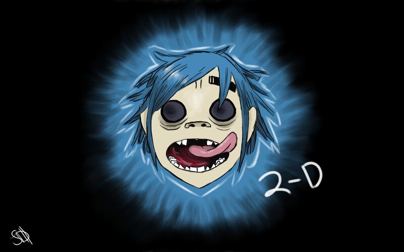 Gorillaz character portrait