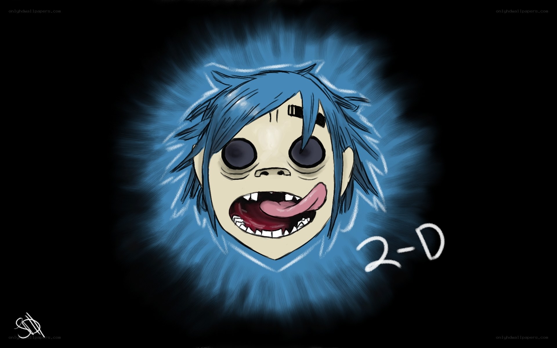 Gorillaz character portrait