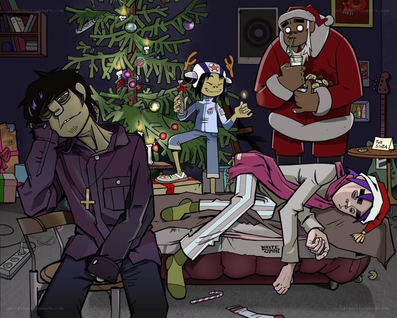 Gorillaz Christmas chaos
