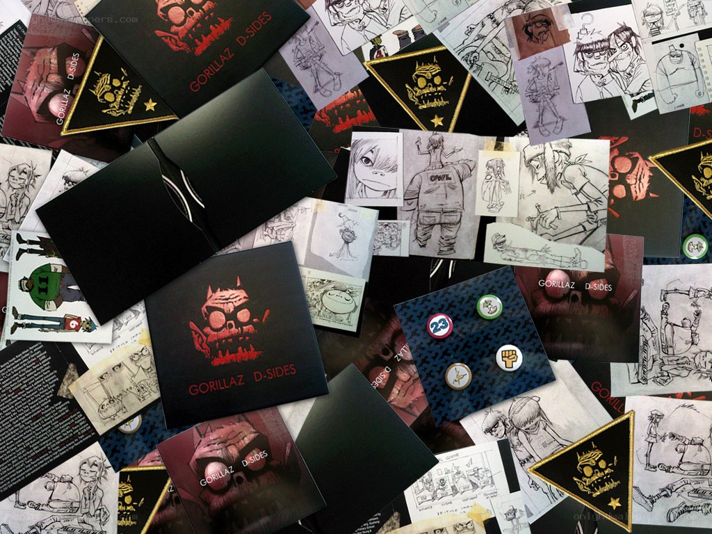 Gorillaz d-sides merchandise collection