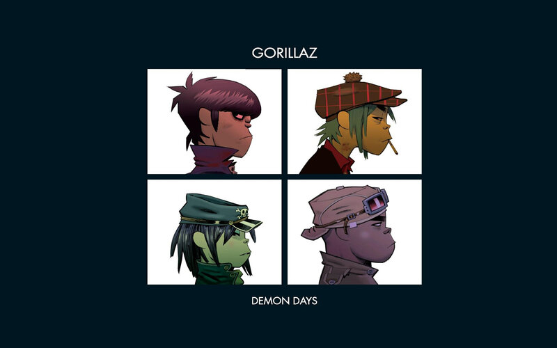 Gorillaz Demon Days artwork