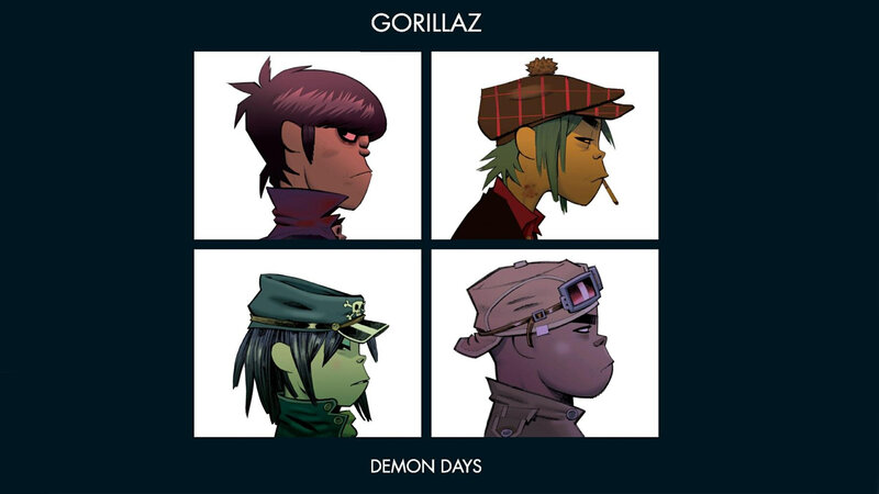 Gorillaz Demon Days artwork